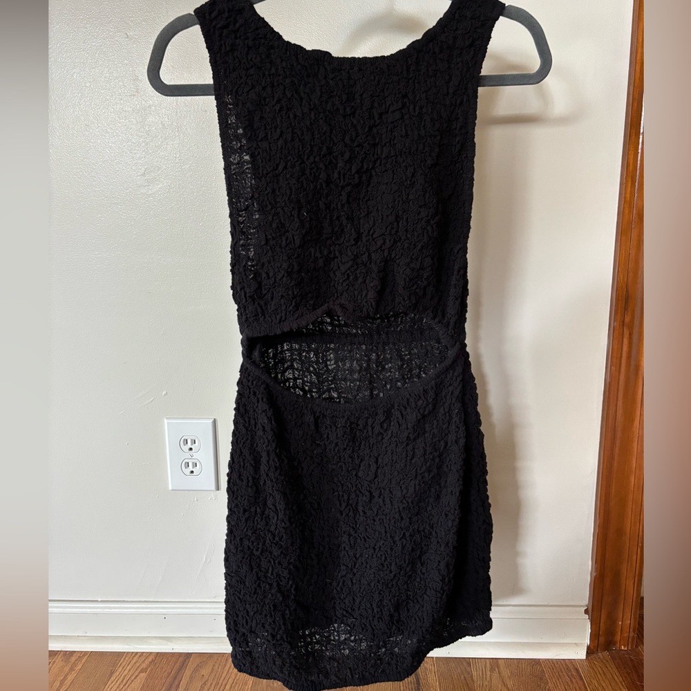 Scarlett Solid Mini Dress Black - image 4